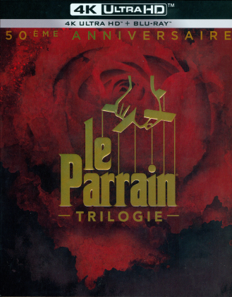 Le Parrain - Trilogie (Schuber, Digipack, 50th Anniversary Edition, Limited Collector's Edition, Remastered, Restaurierte Fassung, 4 4K Ultra HDs + 5 Blu-rays)