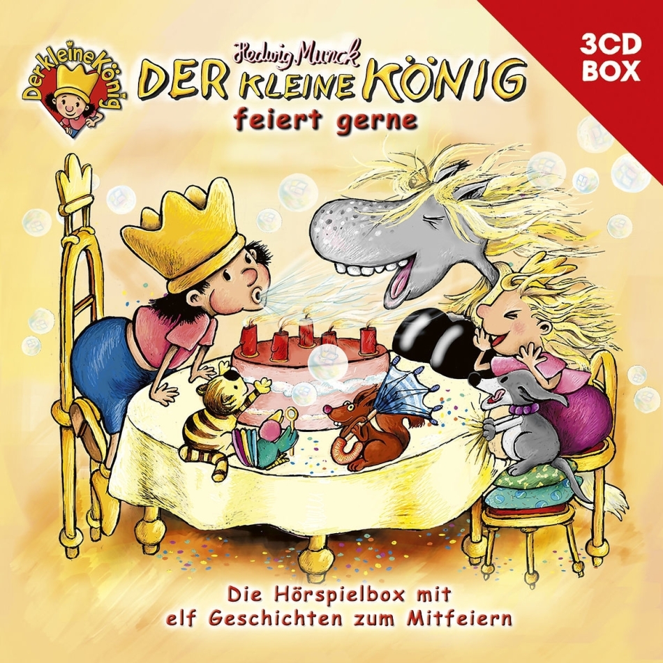 Der Kleine König - 3-CD Hörspielbox Vol. 2 - Feiert Gerne 3 CD