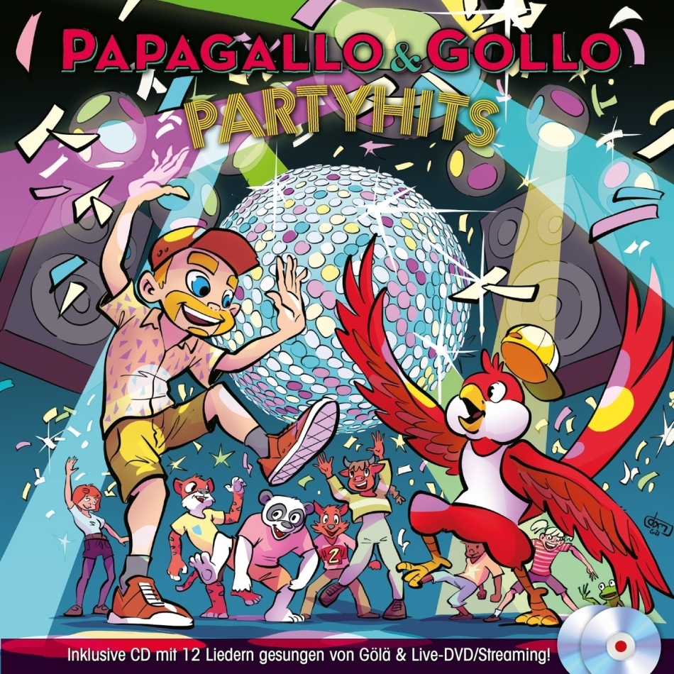 Papagallo & Gollo (Gölä) - Partyhits Hardcover, CD + DVD + Book