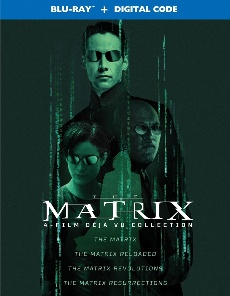 The Matrix 1-4 - 4-Film Deja Vu Collection 4 Blu-rays