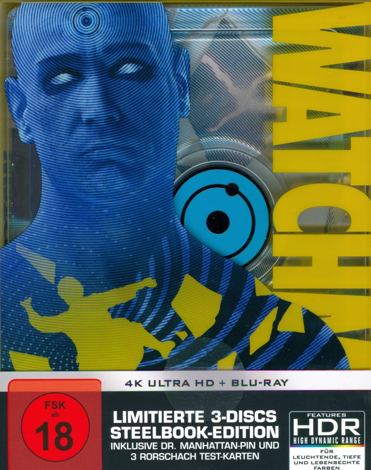 Watchmen (2009) Titans of Cult, Limited Ultimate Edition, Steelbook, 4K Ultra HD + 2 Blu-rays