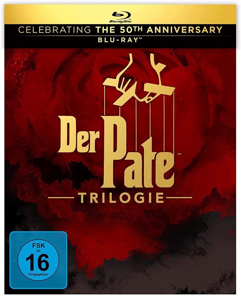 Der Pate - Trilogie 50th Anniversary Edition, 3 Blu-rays