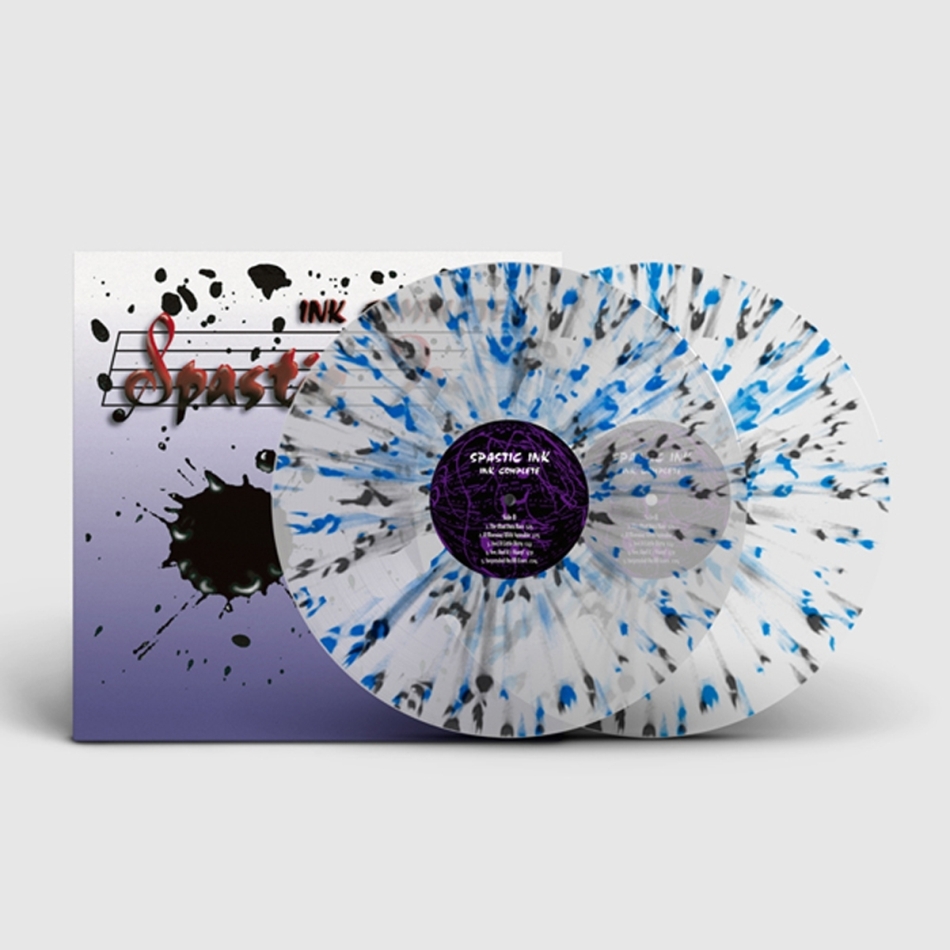 Spastic Ink - Ink Complete 2022 Reissue, Limited Edition, Black/Aqua Splatter Vinyl, 2 LPs