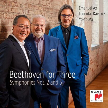 Yo-Yo Ma, Leonidas Kavakos, Emanuel Ax & Ludwig van Beethoven (1770-1827) - Beethoven for Three - Symphonies Nos. 2 and 5