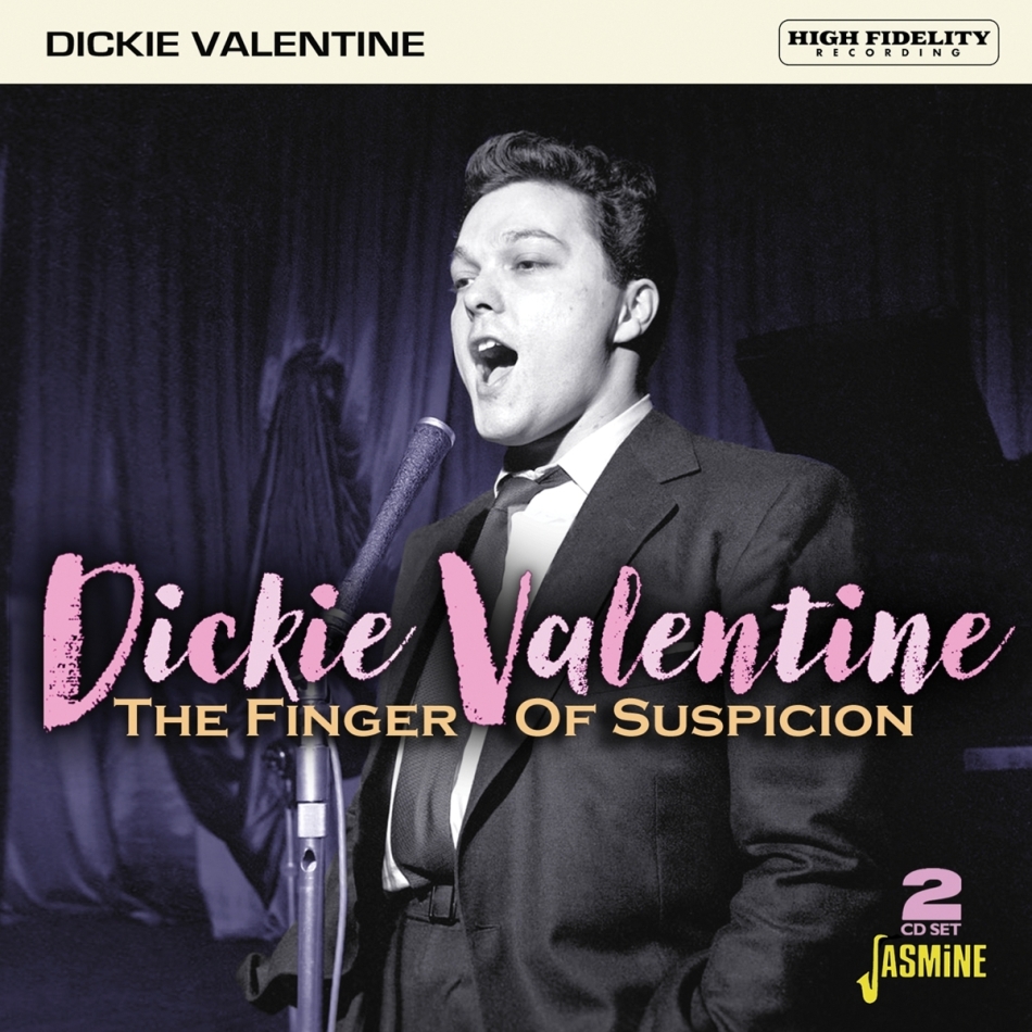 Dickie Valentine - Finger Of Suspicion 2022 Reissue, Jasmine Records, 2 CD