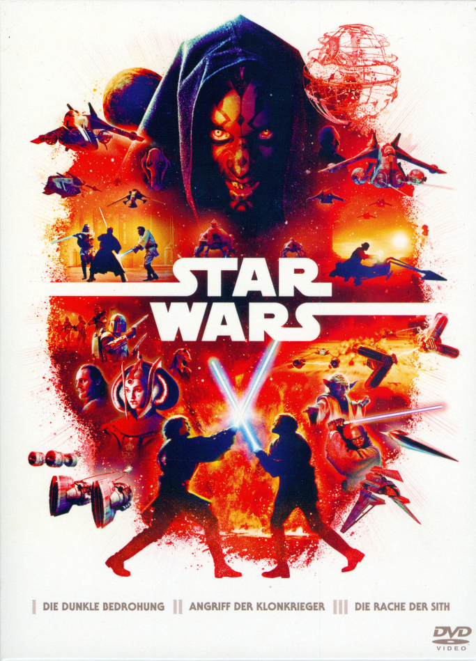 Star Wars Trilogie - Episode 1-3 Digipack, 3 DVDs
