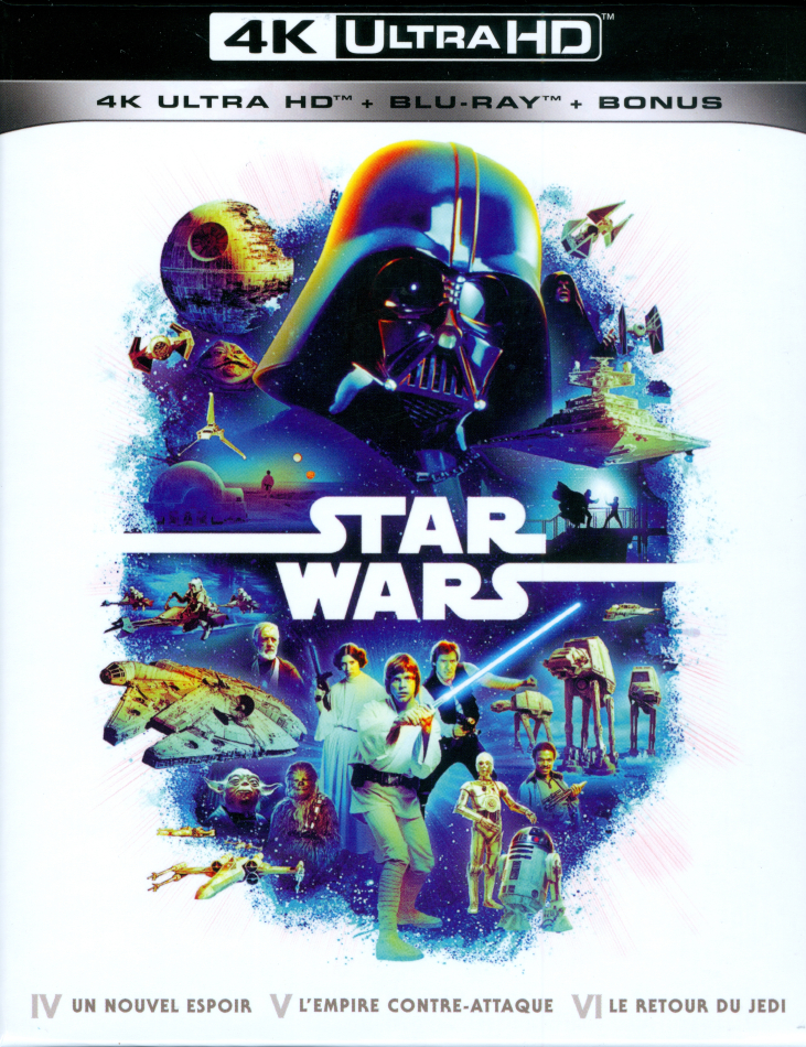 Star Wars Trilogie - Episode 4-6 Digipack, 3 4K Ultra HDs + 6 Blu-rays