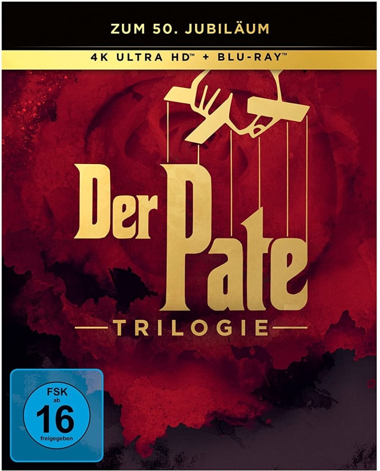 Der Pate - Trilogie 50th Anniversary Edition, 4 4K Ultra HDs + 5 Blu-rays