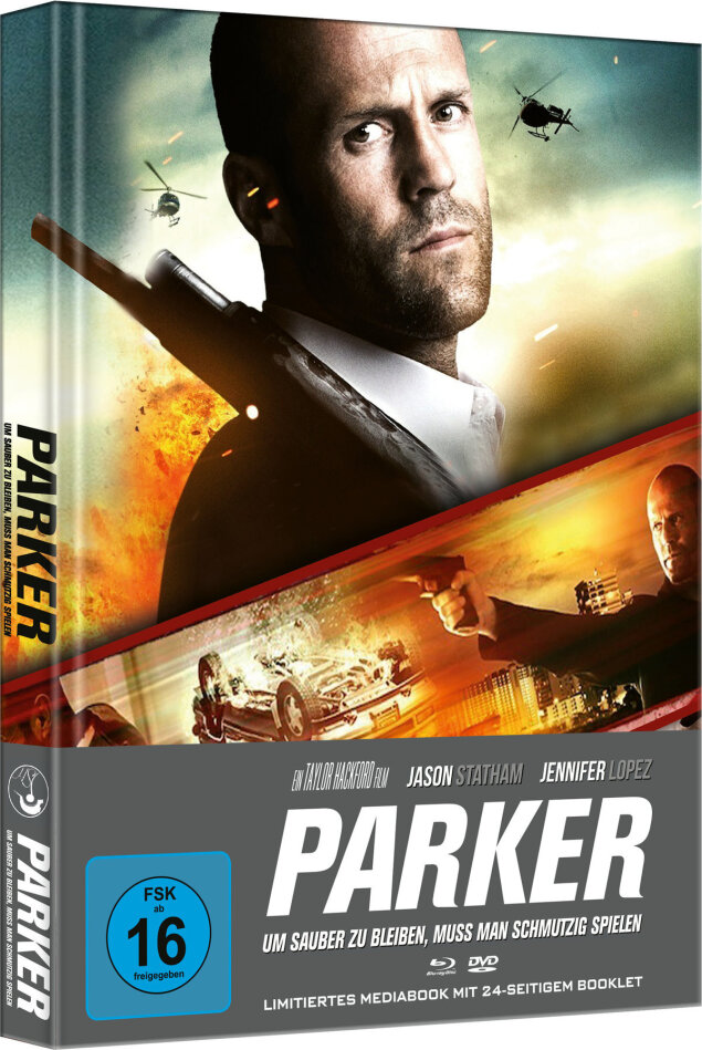 Parker (2013) Cover E, Limited Edition, Mediabook, Blu-ray + DVD