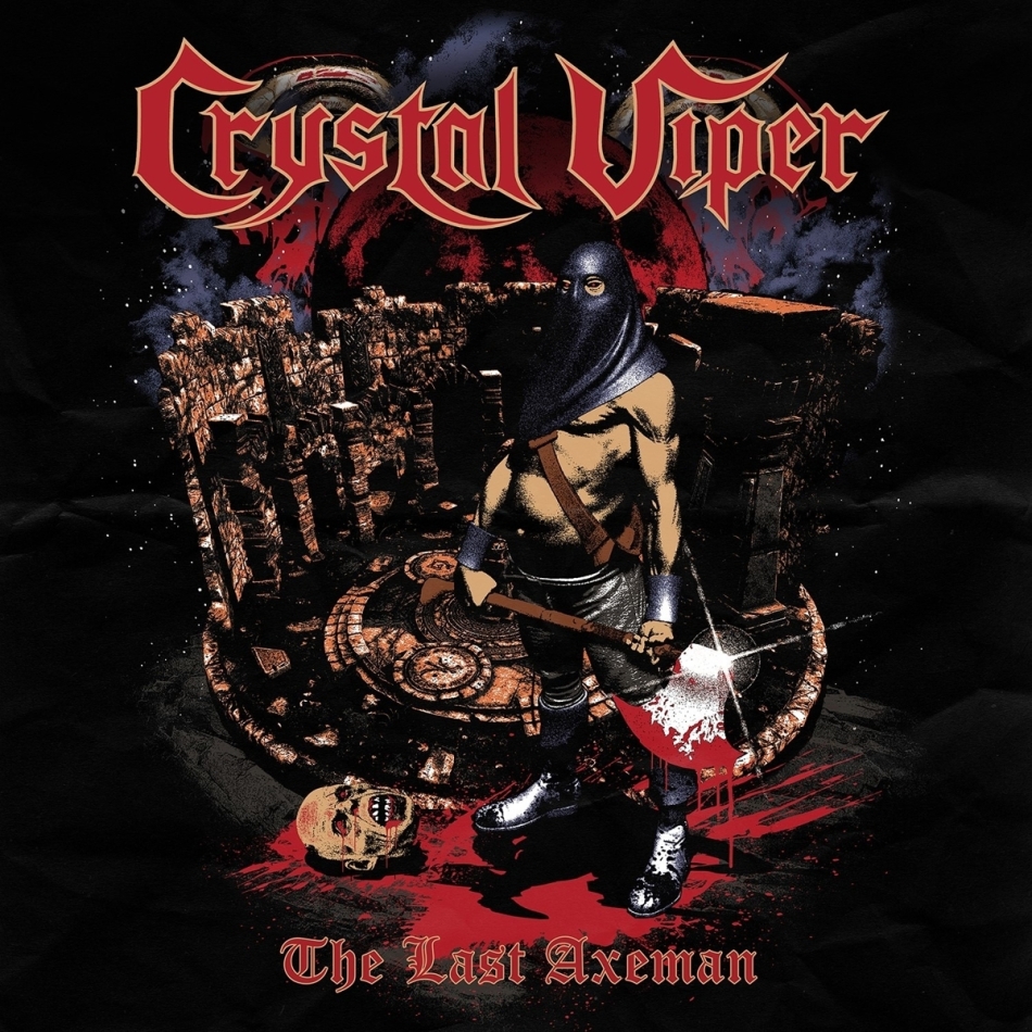 Crystal Viper - Last Axeman 2022 Reissue, Listenable Records, Transparent Blue Vinyl, LP