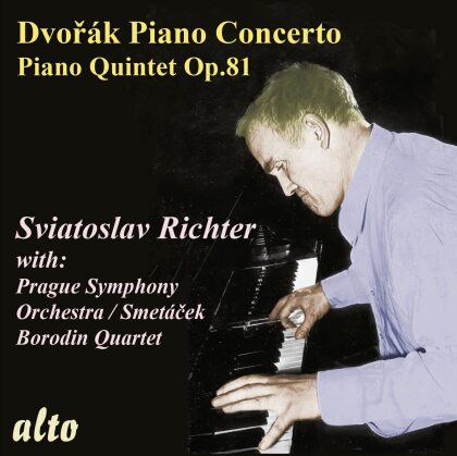 Antonin Dvor&aacute;k (1841-1904), V&aacute;clav Smet&aacute;cek, Sviatoslav Richter, Prague Symphony Orchestra & Borodin Quartet - Piano Concerto / Piano Quintet, Op. 81