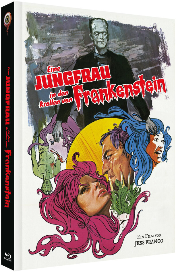 Eine Jungfrau in den Krallen von Frankenstein (1973) Cover A, Limited Collector's Edition, Mediabook, Blu-ray + DVD