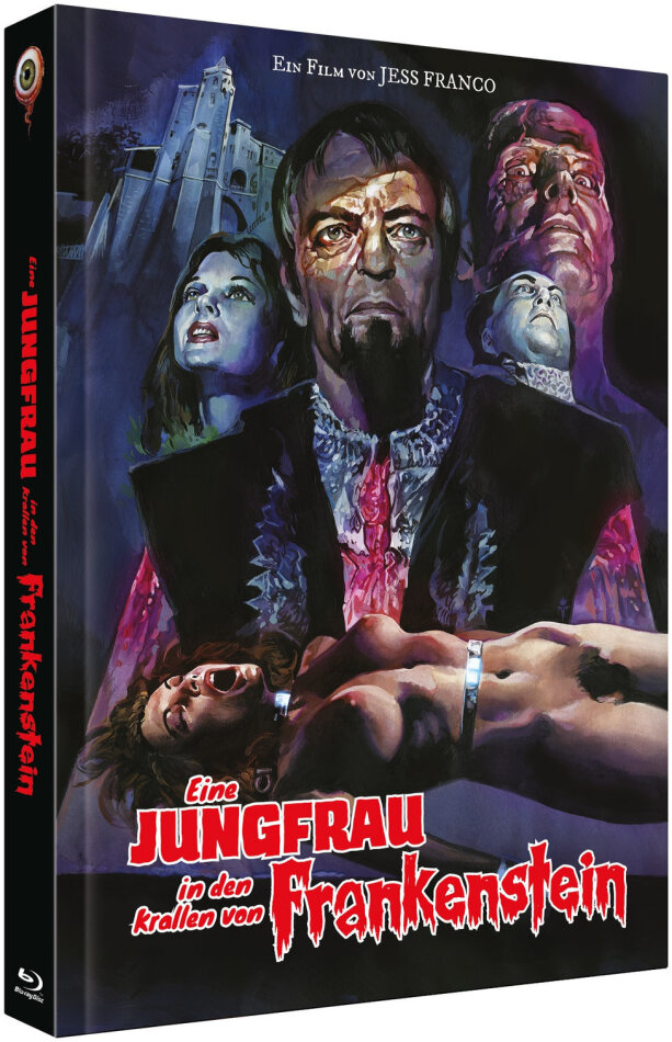 Eine Jungfrau in den Krallen von Frankenstein (1973) Cover C, Limited Collector's Edition, Mediabook, Blu-ray + DVD