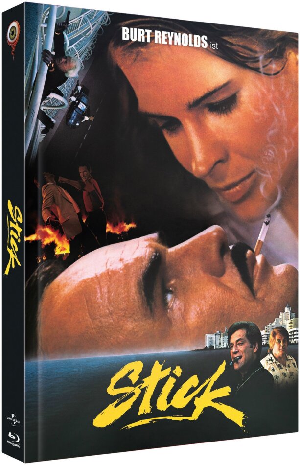 Stick (1985) Cover B, Limited Collector's Edition, Mediabook, Blu-ray + DVD