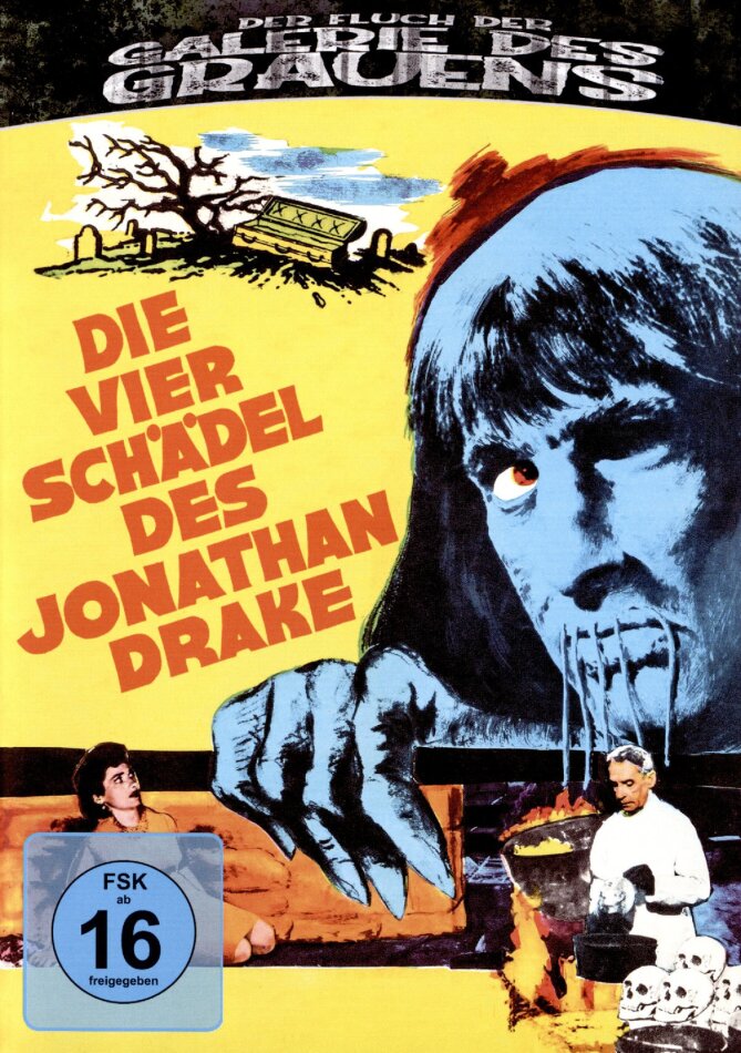 Die vier Schädel des Jonathan Drake (1959) Der Fluch der Galerie des Grauens, s/w, Limited Edition, Blu-ray + DVD