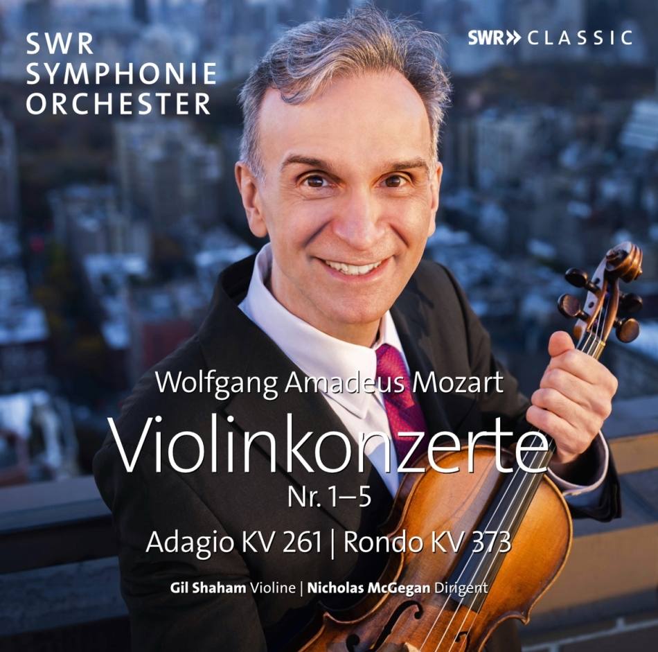 Wolfgang Amadeus Mozart (1756-1791), Nicholas McGegan & Gil Shaham - Violin Concertos No1-5 2 CDs