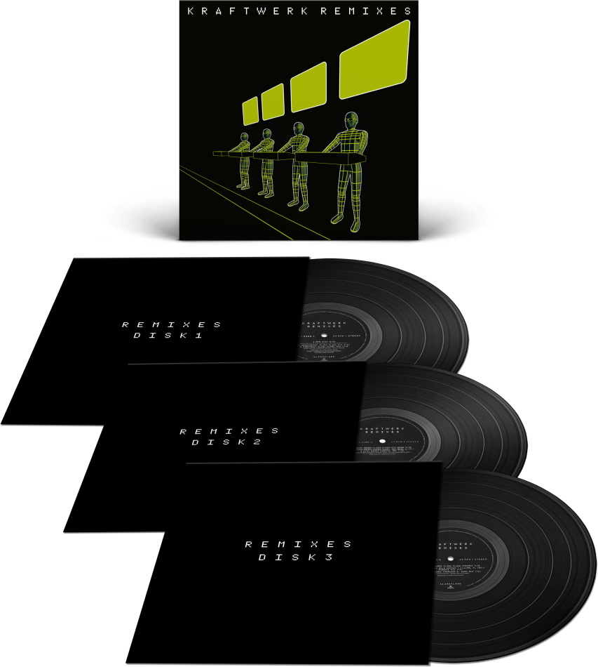 Kraftwerk - Remixes Black Vinyl, 3 LP