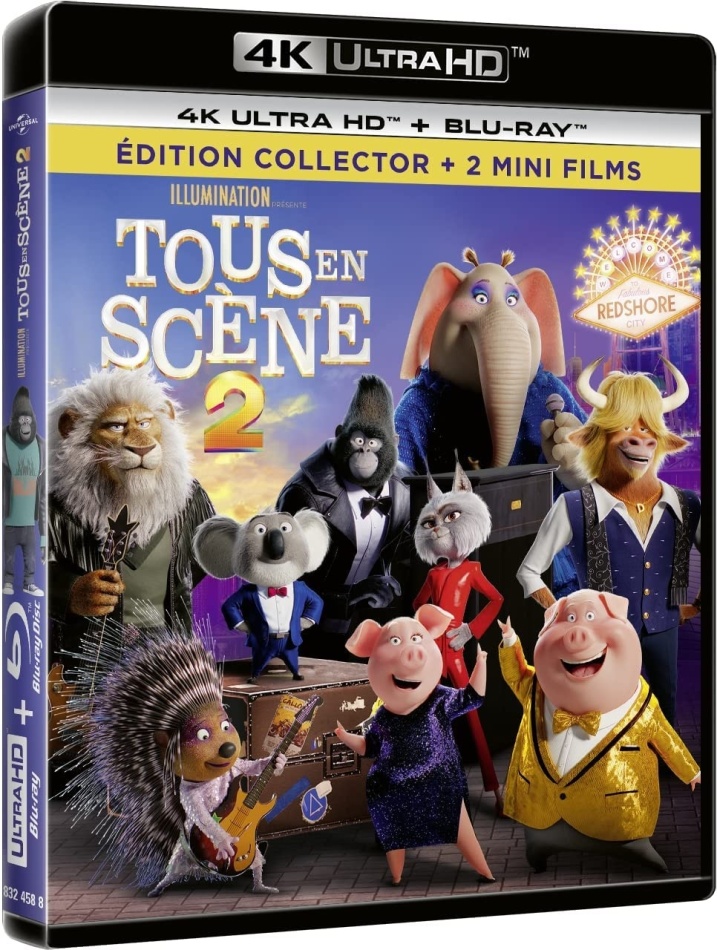 Tous en scène 2 (2021) Collector's Edition, 4K Ultra HD + Blu-ray