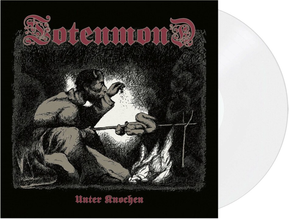 Totenmond - Unter Knochen 2022 Reissue, Massacre, Limited Edition, White Vinyl, LP