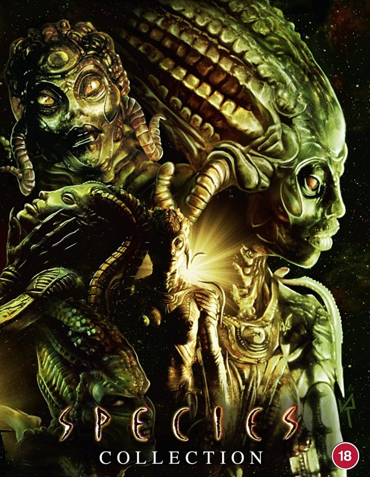 Species Collection - Species 1-4 Deluxe Collector's Edition, 4 Blu-rays