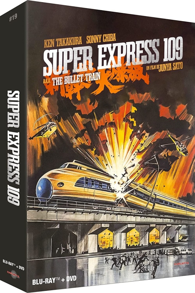 Super Express 109 a.k.a. The Bullet Train (1975) Édition Prestige Limitée, + Goodies, Blu-ray + DVD