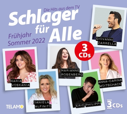 Schlager f&uuml;r Alle:Fr&uuml;hjahr/Sommer 2022 (3 CDs)