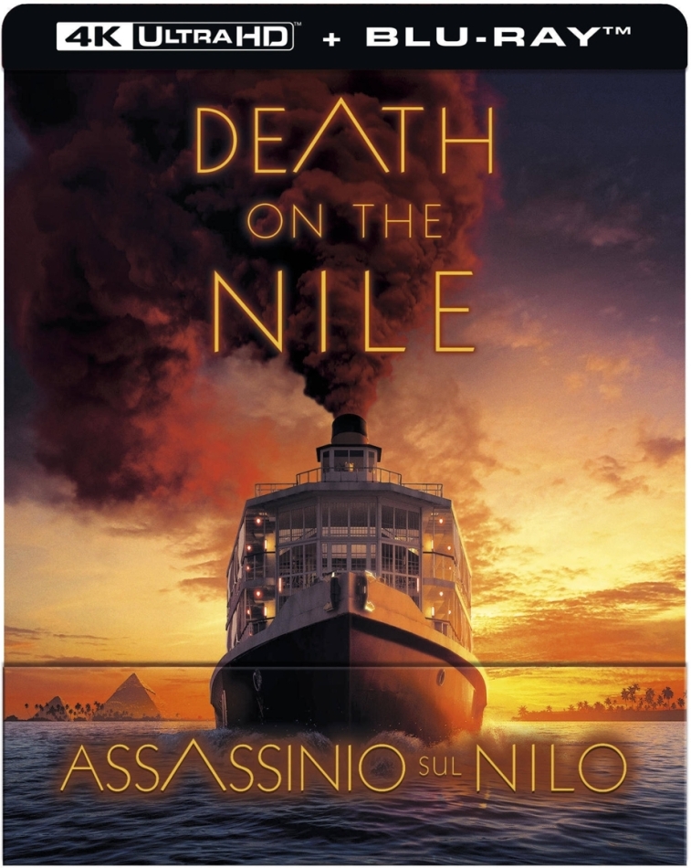 Death on the Nile - Assassinio sul Nilo (2022) Limited Edition, Steelbook, 4K Ultra HD + Blu-ray