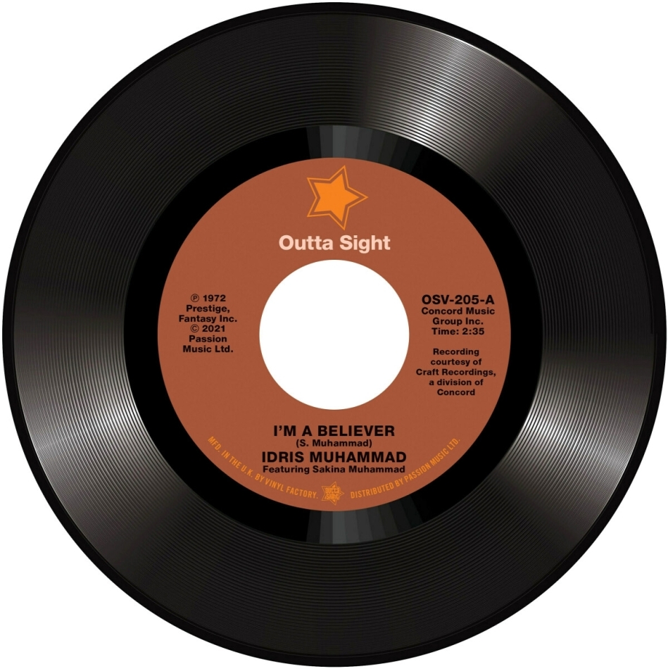 Idris Muhammad & Jean Shy - I‘m A Believer/What Can I Do I'm So In Love With.. 7" Single