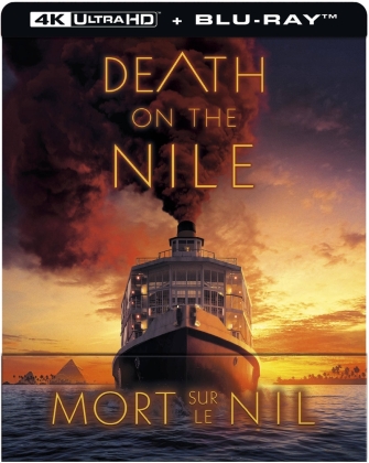Death on the Nile - Mort sur le Nil (2022) (Edizione Limitata, Steelbook, 4K Ultra HD + Blu-ray)