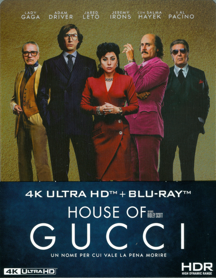 House of Gucci (2021) Steelbook, 4K Ultra HD + Blu-ray