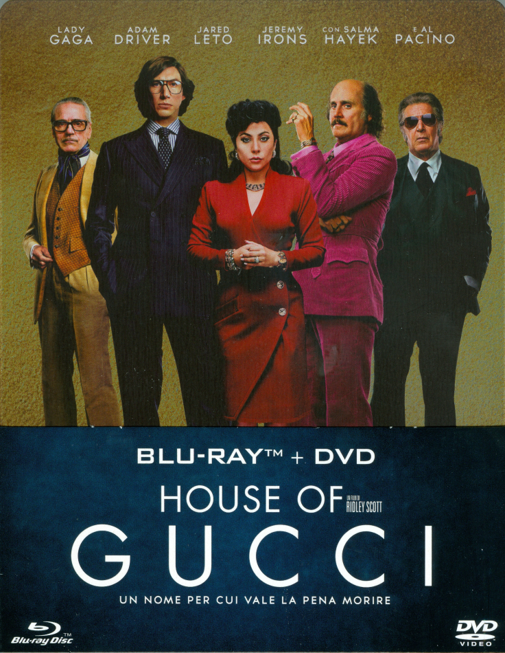House of Gucci (2021) Steelbook, Blu-ray + DVD