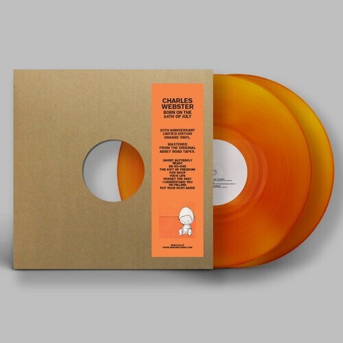 Charles Webster - Born On The 24Th Of July 2022 Reissue, Transparent Orange Vinyl, 2 12" Maxis