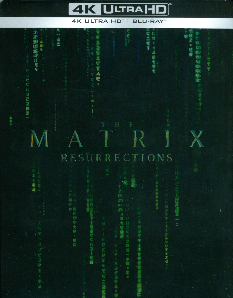 The Matrix Resurrections - Matrix 4 (2021) Steelbook, 4K Ultra HD + Blu-ray