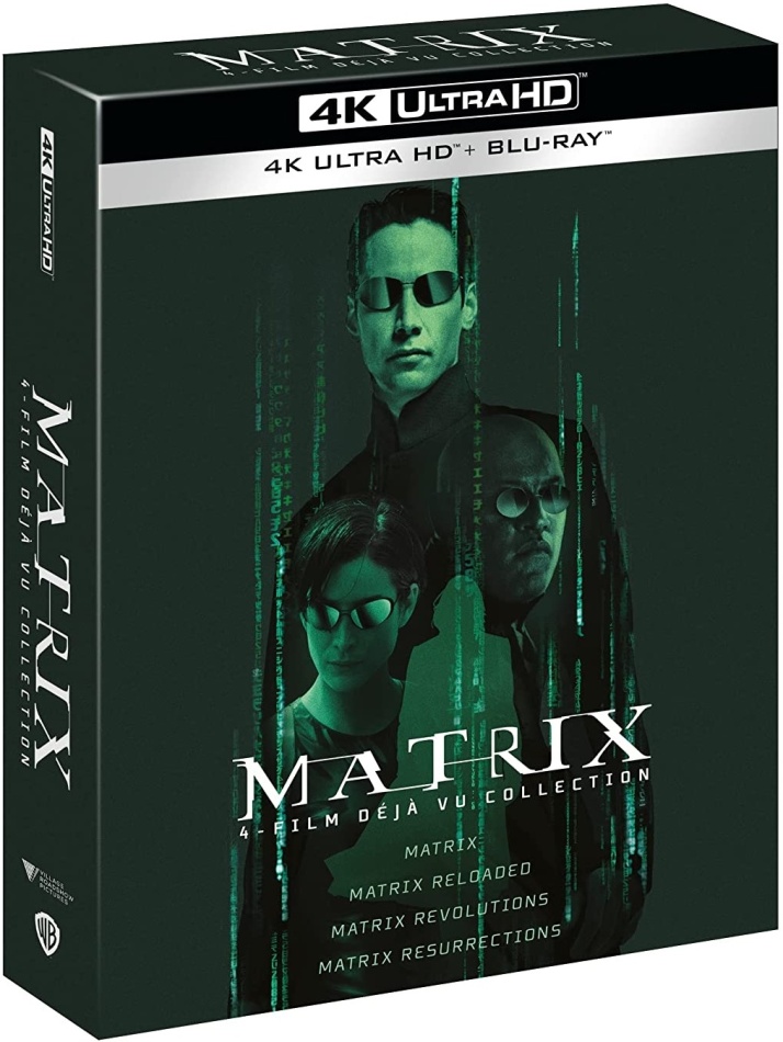Matrix 1-4 - 4-Film Déjà Vu Collection 4 4K Ultra HDs + 4 Blu-rays