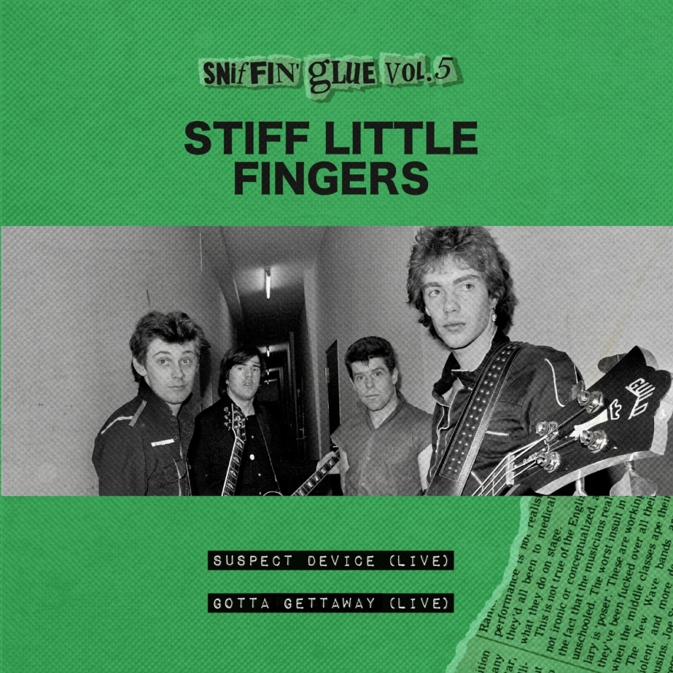 Stiff Little Fingers - Suspect Device / Gotta Gettaway Colored, 7" Single