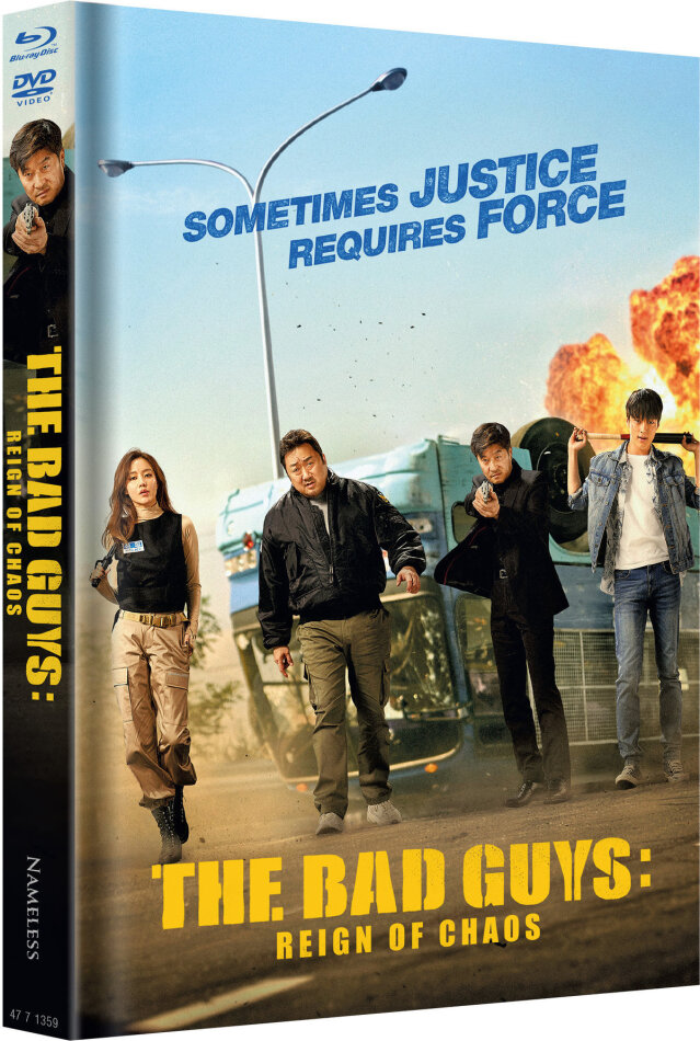The Bad Guys: Reign of Chaos (2019) Cover B, Limited Edition, Mediabook, Uncut, Blu-ray + DVD