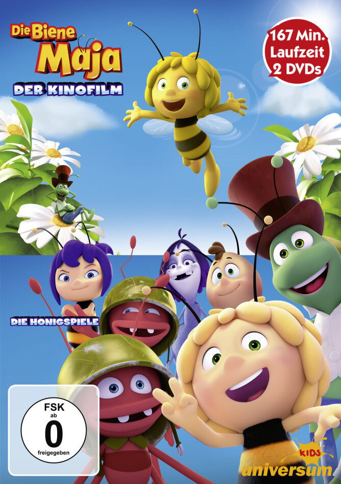 Die Biene Maja 1 & 2 - Der Kinofilm / Die Honigspiele 2 DVD