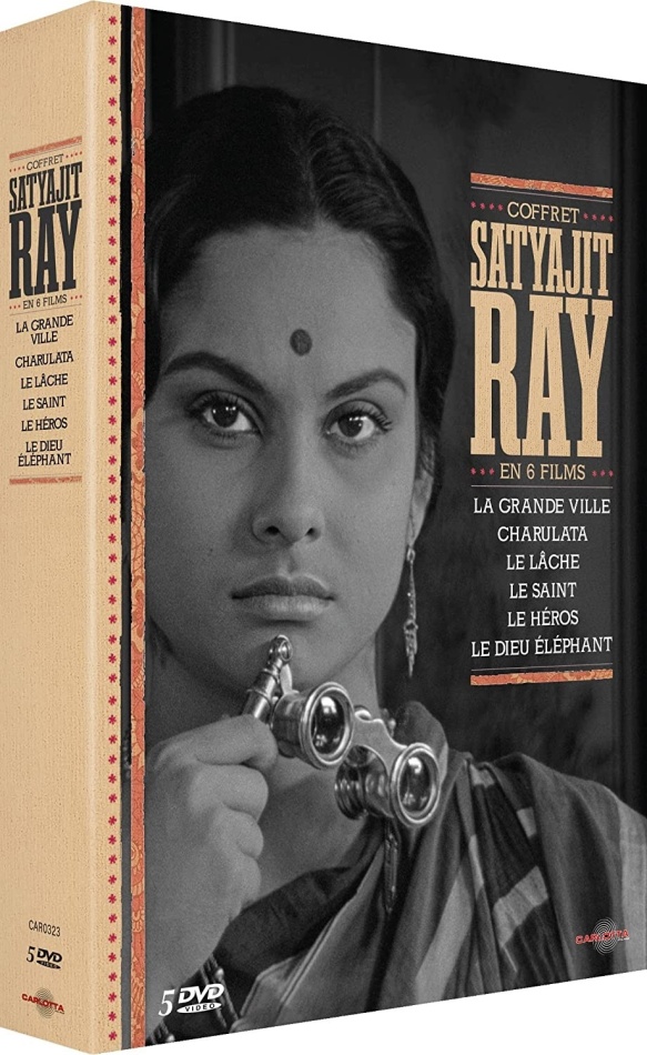 Satyajit Ray - La grande ville / Charulata / Le Saint / Le Lâche / Le Héros / Le dieu éléphant 5 DVD