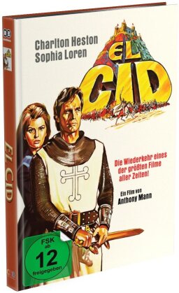 El Cid (1961) (Cover A, Limited Edition, Mediabook, Uncut, Blu-ray + DVD)