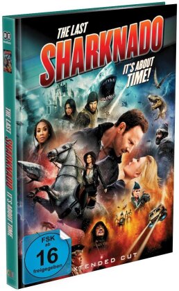 The Last Sharknado - It's About Time! - Sharknado 6 (2018) (Cover A, Extended Edition, Edizione Limitata, Mediabook, Blu-ray + DVD)