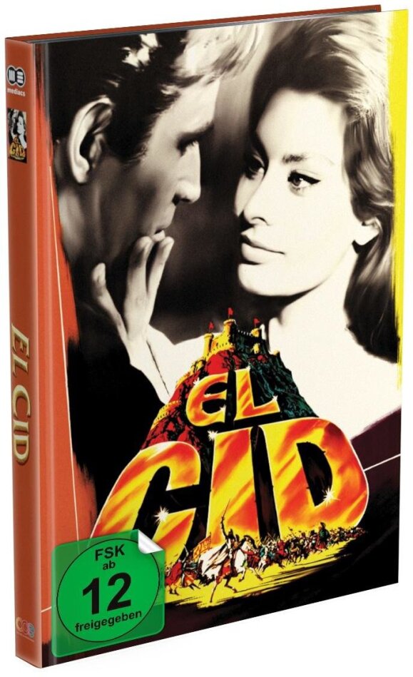 El Cid (1961) Cover B, Limited Edition, Mediabook, Uncut, Blu-ray + DVD