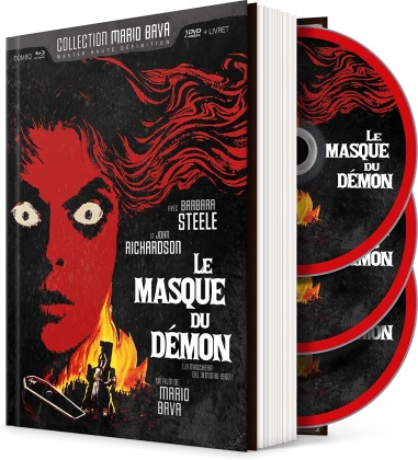 Le masque du démon (1960) (Mario Bava-Collection, s/w, Blu-ray + 2 DVDs)