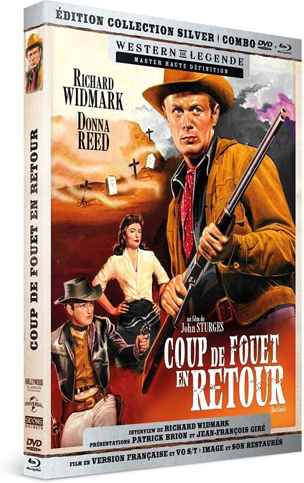 Coup de fouet en retour (1956) Silver Collection, Western de Légende, Blu-ray + DVD