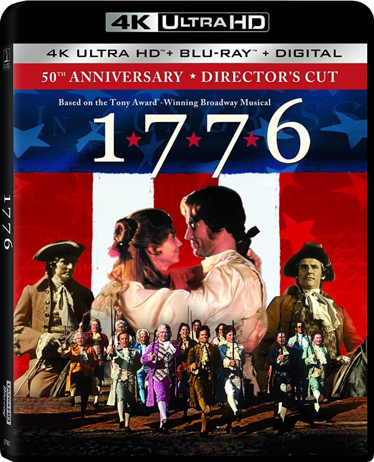 1776 (1972) 50th Anniversary Edition, Director's Cut, 4K Ultra HD + Blu-ray