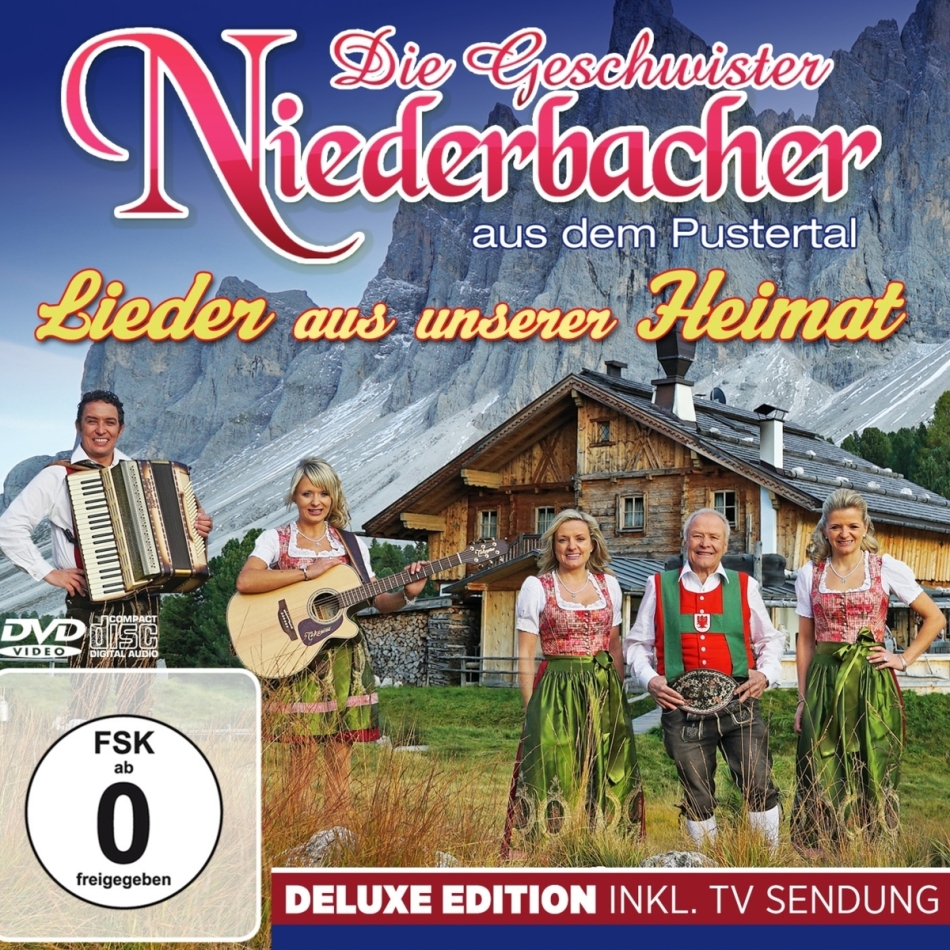 Die Geschwister Niederbacher - Lieder aus unserer Heimat Deluxe Edition, CD + DVD