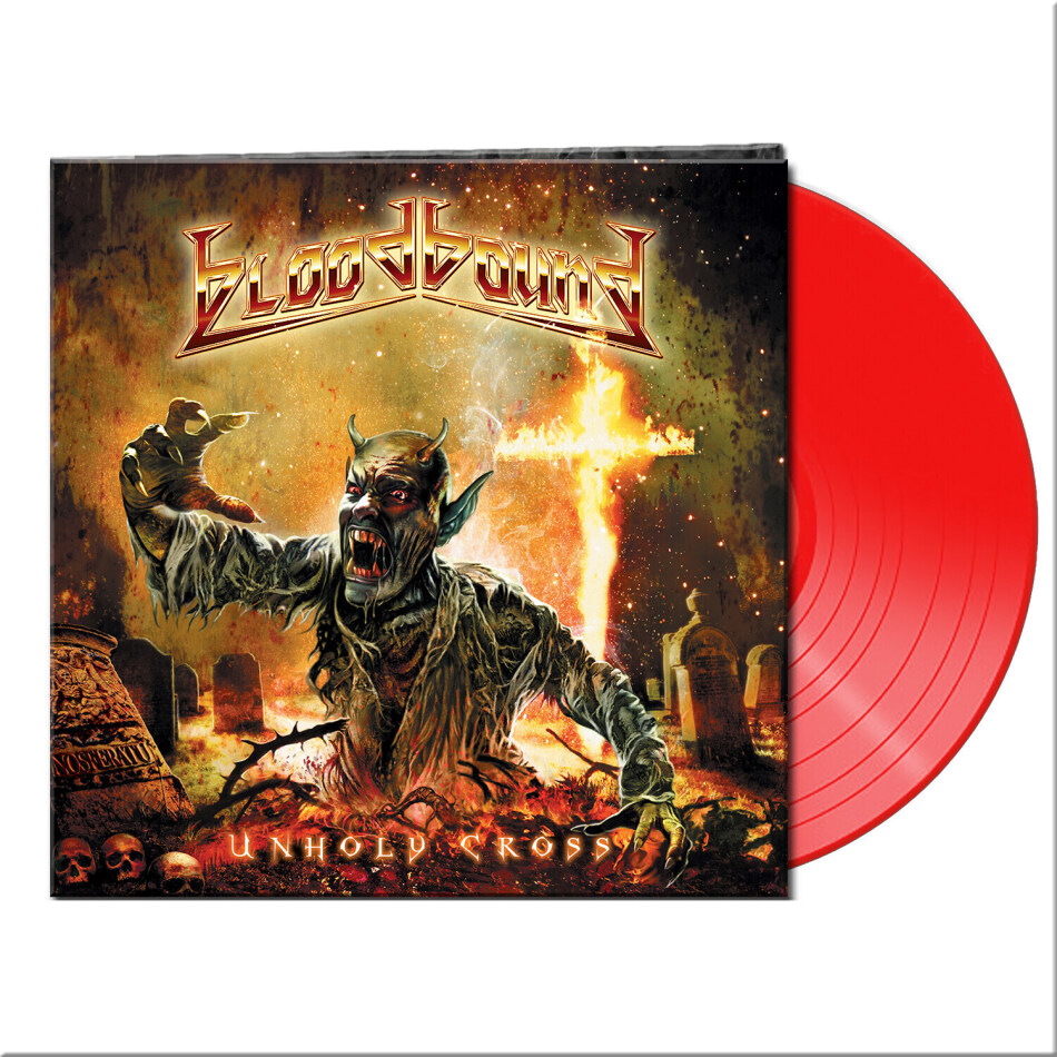 Bloodbound - Unholy Cross 2022 Reissue, AFM Records, Gatefold, Clear Red Vinyl, LP