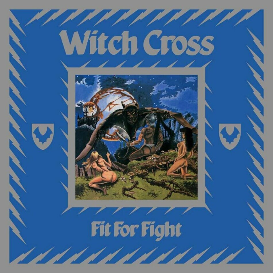 Witch Cross - Fit For Fight 2022 Reissue, High Roller Records, Blue/ Silver Bi-Color Vinyl, LP
