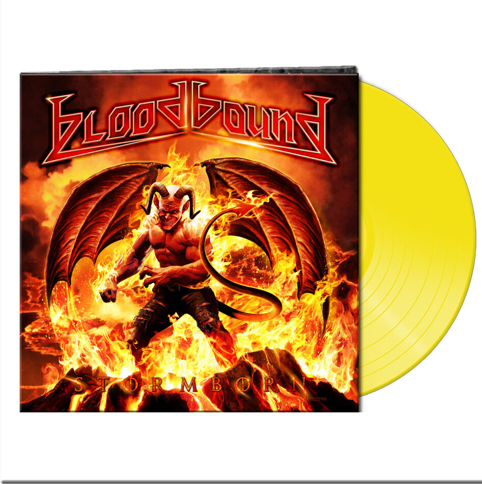 Bloodbound - Stormborn 2022 Reissue, AFM Records, Gatefold, Clear Yellow Vinyl, LP