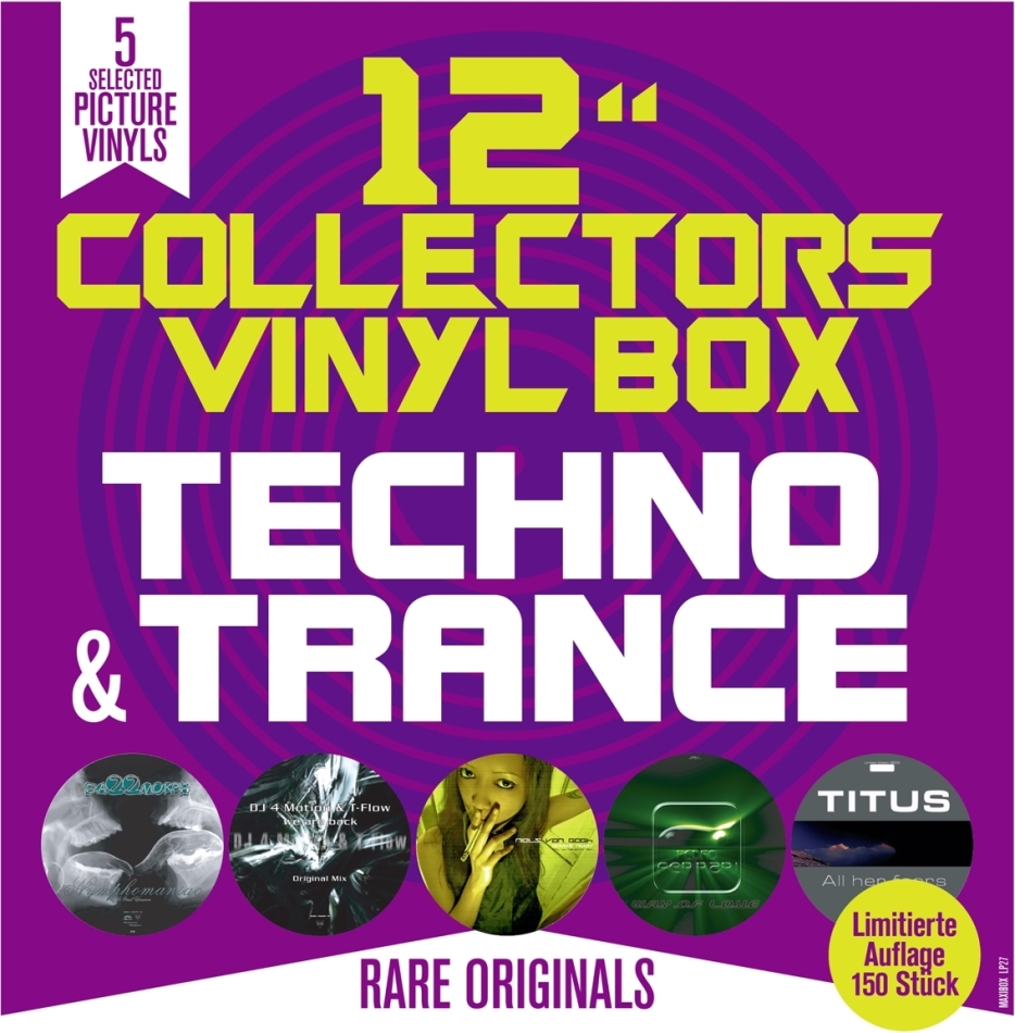 12" Collector s Picture Vinyl Box: Techno & Trance 5 LP