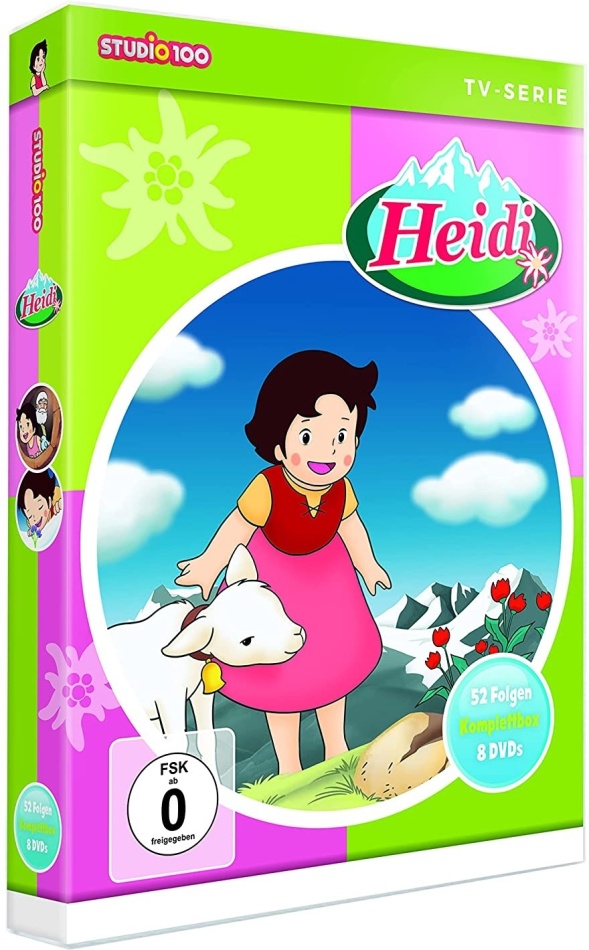 Heidi - Komplettbox - 52 Folgen Studio 100, Nouvelle Edition, 8 DVD